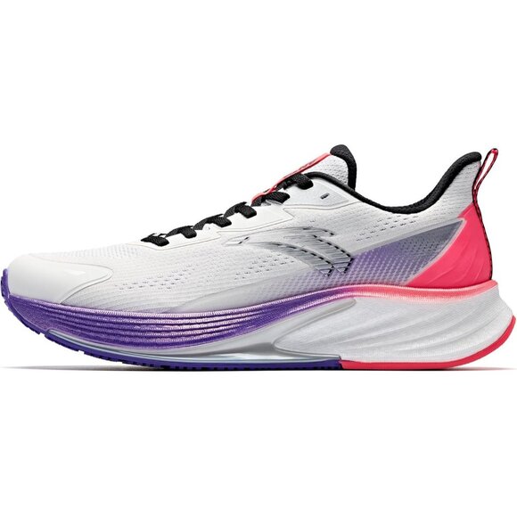 Men’s Purple White Rocket Running Trainer Sports Workout Athletic Sneakers Shoes main image 6
